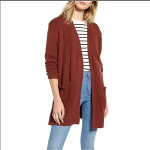 Madewell - Kent Cardigan Sweater - Rust Orange - Extra Large